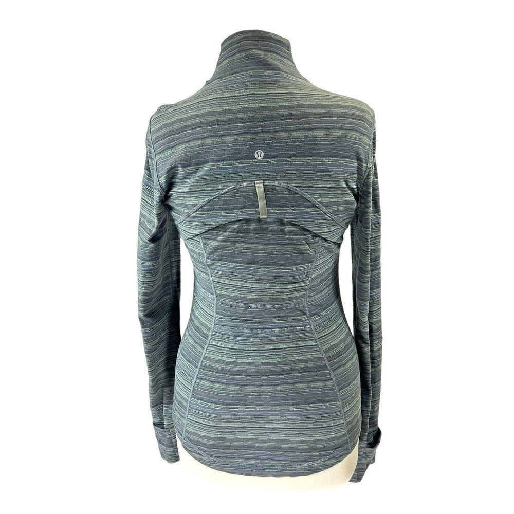 Lululemon Jacket  Women Size 6 Olive Heather Hooded Zipper  Nulu Define Yoga - Picture 3 of 10